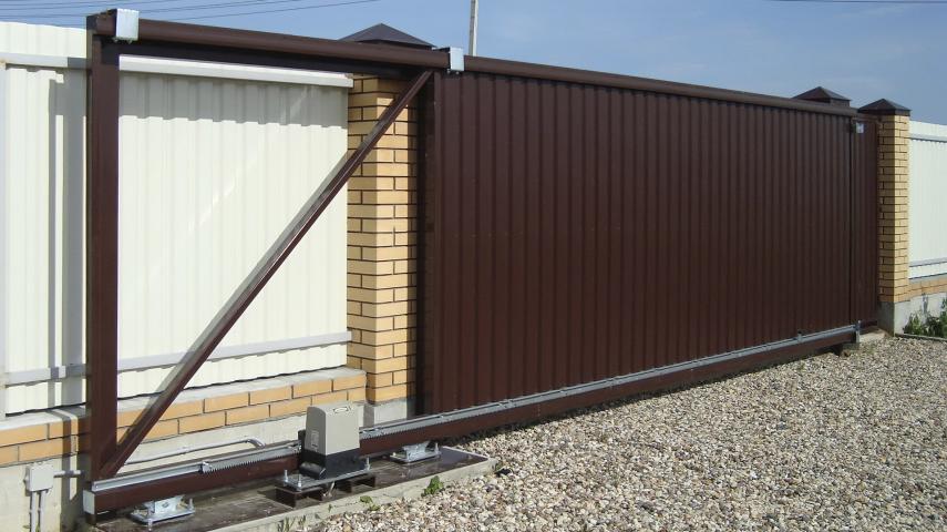 ворота из профлиста в Хадыженске